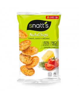 Snatt's NatuChips Tomate, Queso y Orégano 65grs