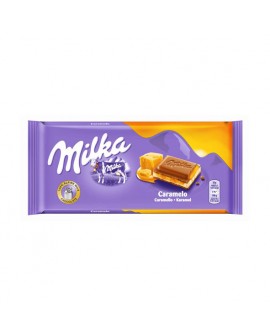 Tableta Chocolate Milka con Caramelo 100grs