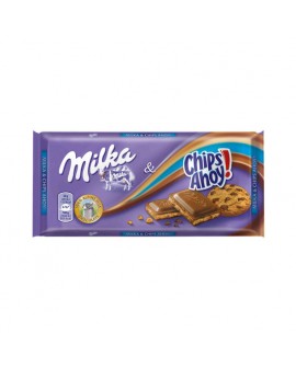 Tableta Chocolate Milka Chips Ahoy 100grs