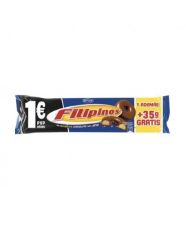 Filipinos Chocolate Leche + 35grs GRATIS PVP 1€