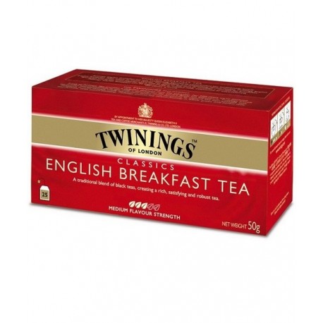 Twinings English Breakfast Caja 25 sobres