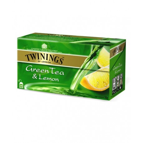 Twinings Java Green Tea & Lemon Caja 25 sobres